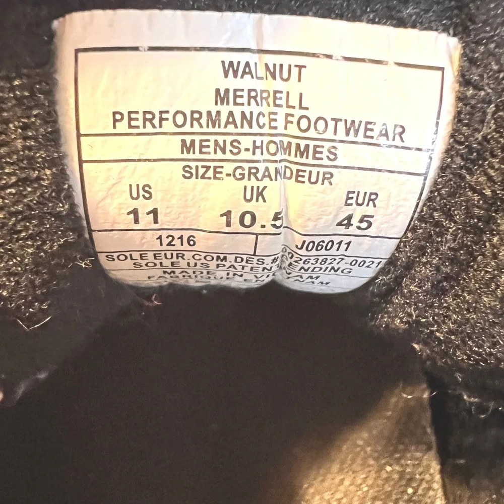 Merrell Moab 2 Ventilator Mens Hiking Shoes Walnut Brown Trail Outdoor  Size 11